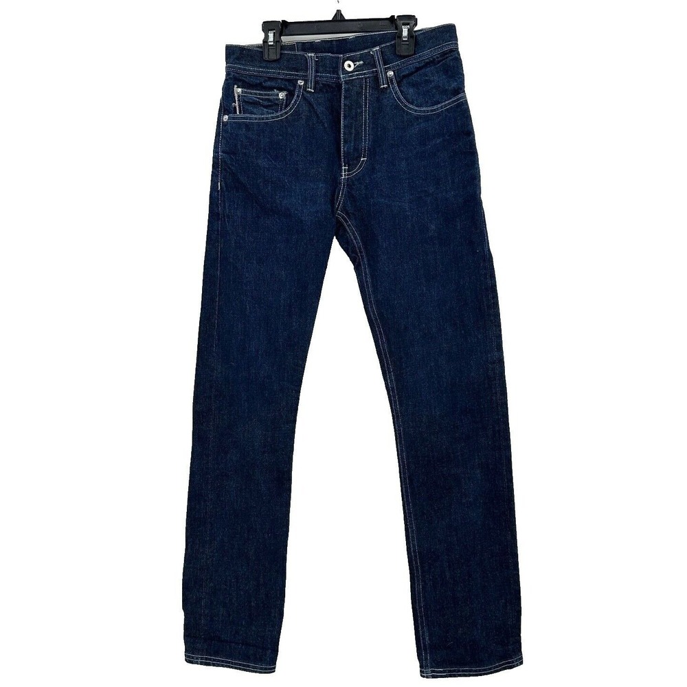 Lawless Denim & Co. Selvedge Jeans Mens 30x30 Blue Straight Leg Slim Indie Boho
